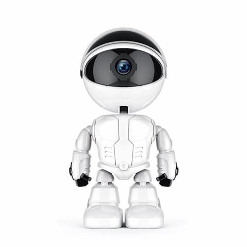 Generico TELECAMERA DI SICUREZZA IP SENZA FILI DA 5MP VIDEOCAMERA HD WIFI ROBOT DOMESTICO