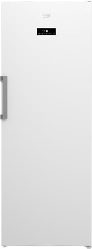 Beko RFNE448E55W - Congelatore, volume netto da 404 l, senza gelo, funzione congelatore rapido, display multifunzione, 6 cassetti congelatore + 2 scomparti, 36 dB (A), utilizzabile in ambienti non