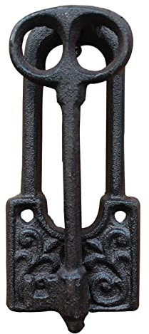 Türklopfer aus Gusseisen, Vintage-Stil, Haustürgriff mit Scherenförmigem Ring