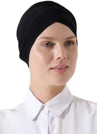 ihvan online, Hijab Cap, Turban Kopftücher für Damen, Kopftuch, Kopfbedeckungen für Krebspatienten, Beanie Unterkappe Schal