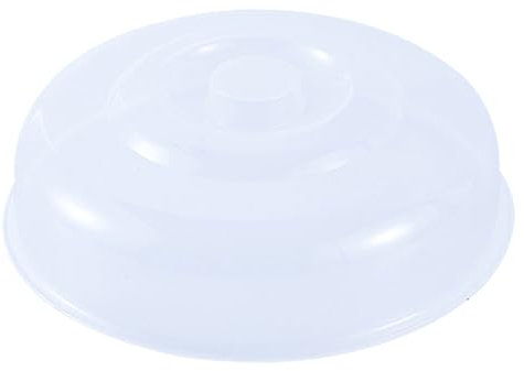 Spritzschutz für die Mikrowelle, rund, 20,3 cm, Mikrowellen-Abdeckung, Lebensmittelabdeckung mit Dampföffnungen, BPA-frei, Mikrowellen-Spritzschutzdeckel mit leicht zu greifendem Griff, Mikrowellen-Le