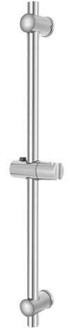 CLEADONG Edelstahl Dusche Brausestange, Duschstange mit Brause 66cm, für Variabel zur Anpassung an Bestehende Bohrlöcher-Wandstange Chrom