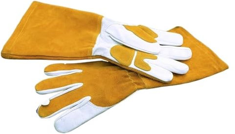Gloves Fire Burner Wood Heat Log Glove Resistant Proof Welding Gauntlets Stove Gauntlet Fireproof Heatproof Burners Fireplace Safety Woodburner Retardant