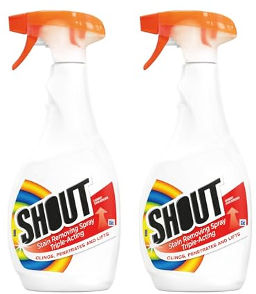 Tough Stain Remover Spray, 500ml (Pack of 2) | Triple-Acting Formula | Removes tough stains | Biological action on Stains | Safe on All Fabrics, Colours and Whites | Quick & Easy to Use