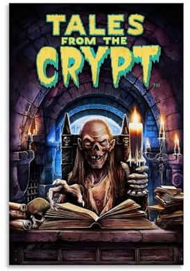 Tales from The Crypt Poster Design Painting for Living Room Bed Room Wall Art Aesthetic Cover Poster 12x18inch(30x45cm) Unframe-style