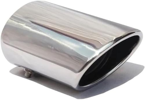 Car tailpipe Exhaust Tip Car Exhaust Muffler Tip For Toyota For Land For Cruiser For Prado J150 J120 2013-2016 Tailpipes End Silencer Trim(Silver)