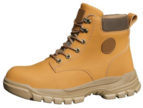 Men's Waterproof Hiking Boots Outdoor High-top Walking Boots Mens Trekking Sneaker Hiking Footwear Backpacking Mountaineering Shoes Trainers Lightweight Camping Climbing Shoes (9)