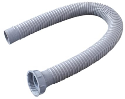 TOGEVAL Tuyau de Vidange Flexible avec Filetage pour Évier Cuisine et Machine à Laver Extension Résistante et Facile à Installer pour Lavabo et Lave Vaisselle