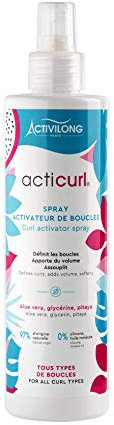 Activilong Spray attivante per capelli ricci e mossi Acticurl Aloe Vera Glicerina Pitaya 250 ml
