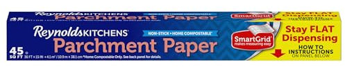 (Single Roll, 4.2sqm Roll) - Reynolds Kitchens Parchment Paper (SmartGrid, Non-Stick, 4.2sqm)