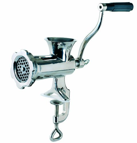 Hachoir professionnel à viande manuel Inox-plaque de 70mm de diamètre