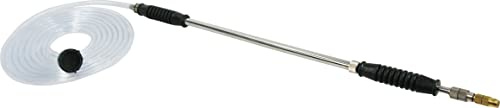 Multirex pulvérisateur Manuel INOX Double Jet, portée 6–7 m, buse réglable, Lance rétractable 40 cm, Tuyau 6 m, Aspiration Externe, Joints Viton pour Jardinage démoussage toitures terrasses