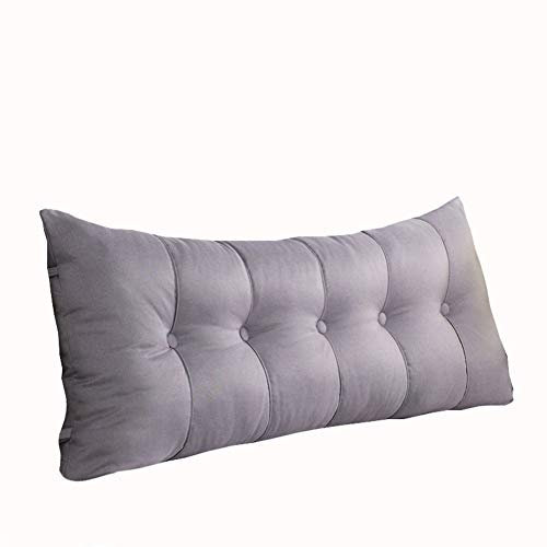 AMYDREAMSTORE Rechteckige Bett Rückseitige Kissen keilkissen, Dreieckige Lesung rückenlehne Polster Polstermöbel Für Sofa-Bett tagesbett-A 20x60x180cm(8x24x71)