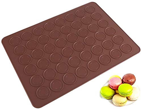 ANNIUP 1 moule à macarons en silicone - Capacité de 48