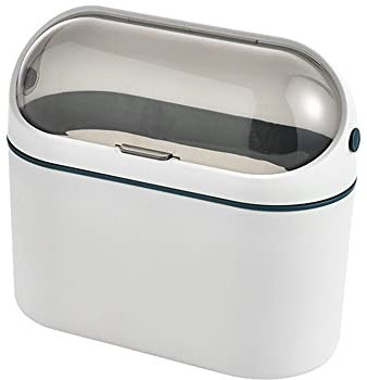 KANKOO Small Bin Waste Bin Office Bin Bedroom Bins Garbage Bin Bedroom Bins For Teenagers Small Waste Bin Small Bins Waste Bins Kitchen Food Waste Bin Navy blue,One Size