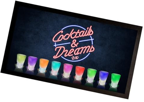 Tappetino da bar - Cocktail & Dreams Shots bar runner Cocktail Bar CD103