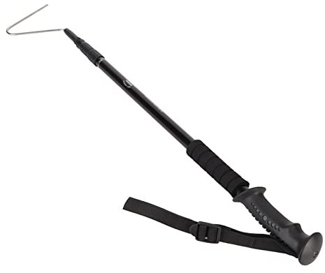 Schlangenhaken, Schlangengreifer, Schlangenstock, Schlangenfänger, Ausziehbar auf 55,1 Zoll, Einziehbarer Schlangenhaken aus Edelstahl, Reptiliengreifer, Werkzeug Zur Handhabung
