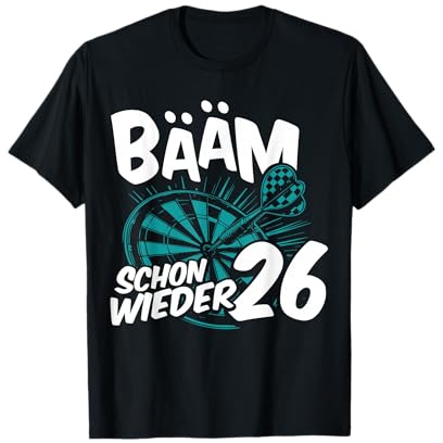 Dartsport schon wieder 26 Dartboard Kneipe Dartspieler T-Shirt