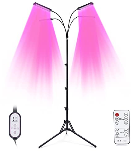 vinnyooc Lampe Pour Plantes 420 Lampes De Croissance LED Grow Light Lampe De Croissance Spectre Complet Lampe Avec Support Clip Serres Pour Cultures Sous Serre