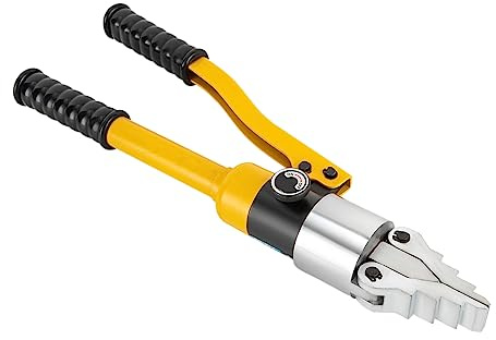 8T Hydraulische Flanschspreizer Hydraulik Flansch Spreizer Spreader Trenner - Max. Spreizweite 30mm, Spitzendicke 10 mm - für Wartung Rohrleitungen und Austausch Flanschen (Gelb)