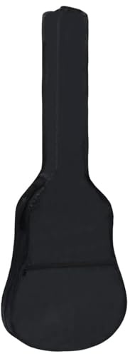 Brokky Custodia per Chitarra Classica 3/4 Nera 94x35 cm in Tessuto|Borsa per Chitarra Acustica,Custodia per Chitarra Acustica Classica Impermeabile in Tessuto Ox
