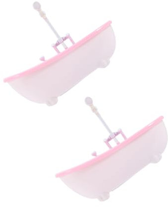 PHENOFICE 2pcs Electric Water Spray Bath Toy for Dolls Interactive Bath Tub Toys for Boys and Girls Water