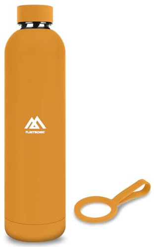 Flintronic 1000ml Insulated Water Bottle, Keeps Drinks Cold 24 Hrs/Hot 12 Hrs, Stainless Steel, Sports Flask, BPA Free