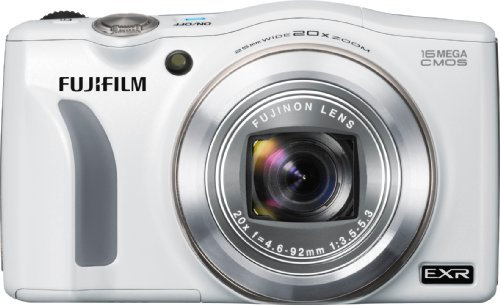 Fujifilm FinePix F750EXR 16 Megapixel Digital Camera with 20x optical Zoom 3.0-Inch LCD Screen White (Renewed)