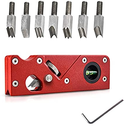 Fasenhobel für Holz Metall Holzbearbeitung Kanten-Eckhobel Abflachwerkzeug Holzbearbeitung Handwerkzeug Zubehör Klemme Crimper Cutter Feilen Raspeln Gouges Hammer Wrench Jaw