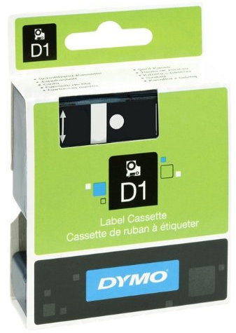 9mm für DYMO LabelManager 220 P, Schwarz auf Rot, Beschriftungsband, Schriftband-Kassette für Label Manager 220P, Farbband, 7mtr.