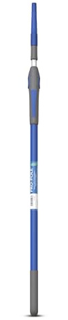 Axus Decor Pro-Pole (Blue Series) Extendable Paint Roller Pole - Short, 74cm to 121cm - With Universal Thread or Adaptor - Durable & Non-Slip Grip, For Wall Ceiling Painting & Window Cleaning