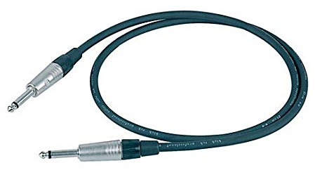 Proel ESO130LU10 esot Eric strumento cavo (6,3 mm Jack Mono a Jack Mono da 6,3 mm, con connettori Neutrik, 10 m, NP2 X hpc130 NP2 X) nero