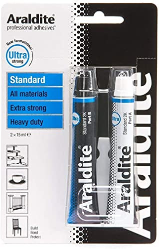 Araldite Ultra Strong Adhesive Glue Blue Standard 2 X 15ml Tubes