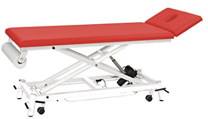 Pader Medi Tech Therapieliege pader.eco fresh 2.0, 68cm, Kirsch, Gestell Weiß, Rundumschaltung