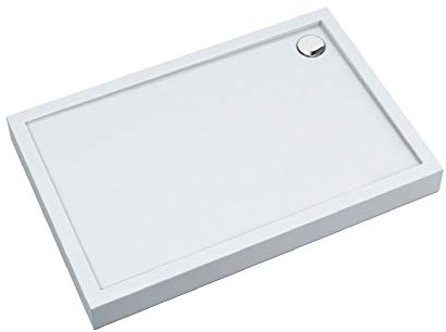Sellon24® Duschtasse Duschwanne Acrylwanne Acrylschürze Stabilsound® inkl. Träger 12cm70x140x12