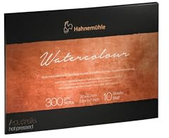 Hahnem?hle 10 625 150 Hahnem?hle Aquarell-Satin Block 300G 24X32