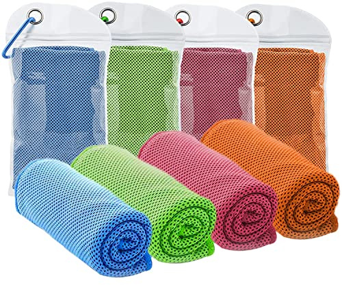SZELAM Kühlendes Handtuch,EIS-Handtuch,Atmungsaktives,kühles Handtuch,Mikrofaser-Handtuch für Yoga, Fitnessstudio,Training,Sport,Fitness,Laufen,Camping,Wandern