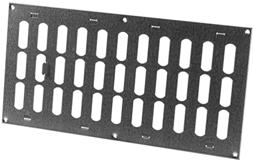 400x200mm Galvanisé Métal Grille de Ventilation - Réglable Grill D'aération - Lames Réglables