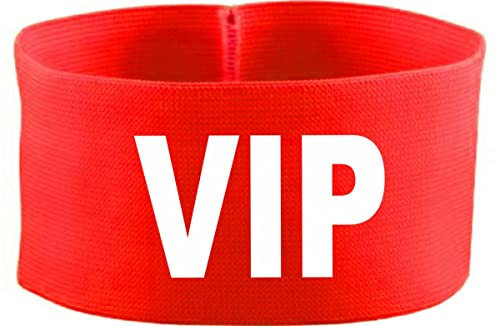Kleiner Fratz gummielastische Armbinde 5 cm Bedruckt mit VIP (Farbe rot) (Gr. Senior - 28 cm)