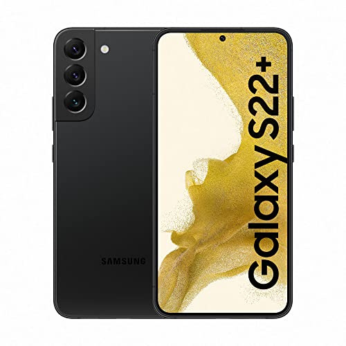 2022 Samsung Galaxy S22 Plus 5G, 256Go, Noir Fantôme Dual Sim (SIM singola + e-SIM) (Reconditionné)