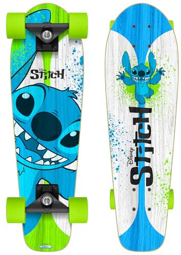 Stamp Skateboard Stitch, blau-grau-grün, 27,5 x 8