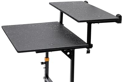 Rock N Roller Shelf Kit för RCK-1 Compact Keystand, hylla för keyboardstativ (stabil yta för RCK-1, lätt att fästa, tillbehör för keyboardstativ, 40,7 x 55,9 x 3,8 cm, 2,7 kg), svart