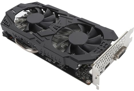 Sxhlseller Scheda Grafica Gaming GTX 1060 Super 5 GB, Scheda Grafica per Giochi per Computer a Doppia Ventola GDDR5 192 Bit, Scheda Grafica per Computer Desktop per Intrattenimento Lavorativo