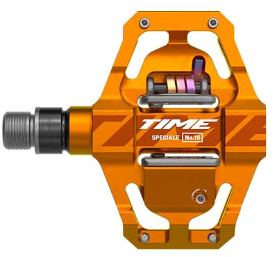 Time Speciale 10 Pedals Aluminum 9/16 Tangerine Small