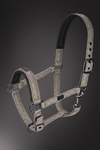 Eskadron Platinum Halfter ARTECO, Stallhalfter Größe Pony, Farbe Taupe
