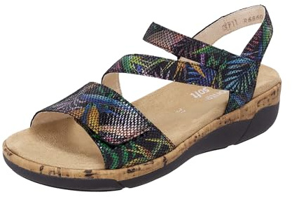 Remonte Damen R6860 Riemchensandalen, Mehrfarbig 91, 42 EU