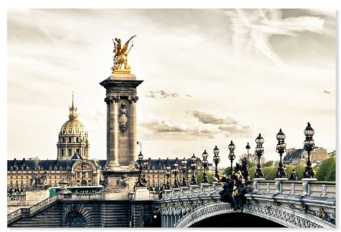 Cuadro Paris Puente Alejandro iii – Fabricado en Francia – Cuadro de cristal acrílico 90 x 60