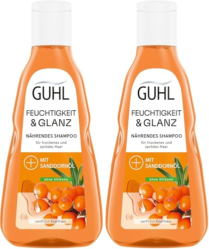 Guhl Feuchtigkeitsaufbau Shampoo - Inhalt: 250 ml - Verleiht trockenem Haar Feuchtigkeit (Packung mit 2)