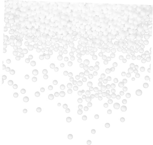 ifundom Bean Bag Chair Foam Fillings 200g White Foam Beads 3-5mm Couch Cushion Stuffing Refill for Bean Bag Chairs and Sofas