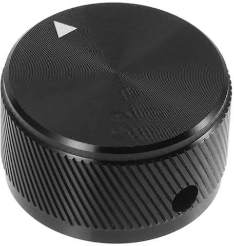 GARVALON Aluminium Potentiometer Knopf Für Gitarre Und Audio-geräte Präziser Lautstärkeregler Mit Universeller Kompatibilität Langlebig Und Intuitiv Der Anwendung